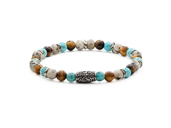 Bracciale Antracite Cocktail in Pietre dure CK19 CASABLANCA - CK19 CASABLANCA